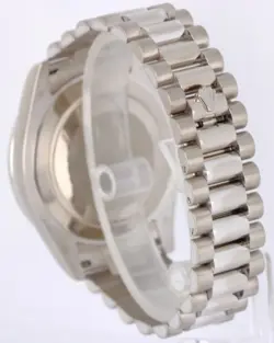 Rolex Day-Date II President 18k Gold FACTORY DIAMOND SAPPHIRE 41mm 218349 Watch