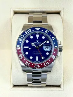 NEW 2023 ROLEX GMT-MASTER II “PEPSI” 40MM 126719BLRO WHITE GOLD OYSTER