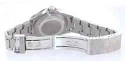MINT 2009 ENGRAVED REHAUT Rolex Submariner Date 16610 Stainless Steel Black