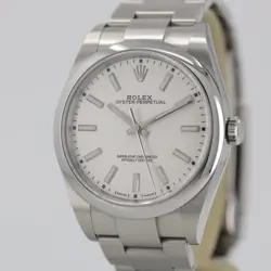 Rolex Oyster Perpetual 39 White Dial 114300-0004