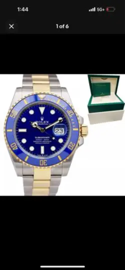 TWO-TONE GOLD BLUE