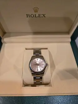 ROLEX OYSTER PERPETUAL 277200 SILVER OYSTER BRACELET WITH SILVER BEZEL