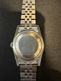 1991 ROLEX DATEJUST 16220, 36MM STAINLESS STEEL, JUBILEE, BLUE DIAL W DIAMONDS