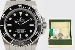 ROLEX SUBMARINER 114060 STAINLESS STEEL CERAMIC 40MM WATCH BOX & PAPERS 2018