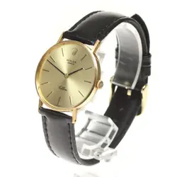 ROLEX Cellini 3833 K18YG Cal.1600 gold Dial Hand Winding Men's Watch_815387