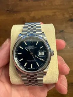 ROLEX DATEJUST 126200 36MM BLUE DIAL JUBILEE BRACELET STAINLESS STEEL 2021