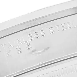 Rolex Air King White Dial Smooth Bezel Steel Mens Watch 14000