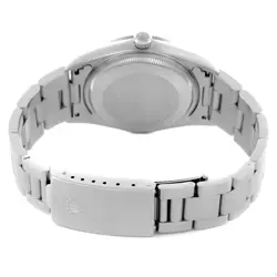 Rolex Air King White Dial Smooth Bezel Steel Mens Watch 14000