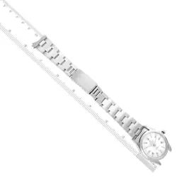 Rolex Air King White Dial Smooth Bezel Steel Mens Watch 14000