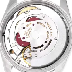 Rolex Air King White Dial Smooth Bezel Steel Mens Watch 14000