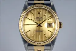 ROLEX DATEJUST TAPESTRY DIAL MEN'S WATCH - 16233