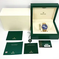 2024 Rolex Deepsea, 44mm, Yellow Gold, Blue Dial, 136668LB, Box & Papers