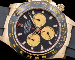 Rolex Daytona 116518LN Black Dial "Paul Newman" 18K Yellow Gold