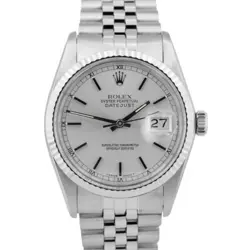 36MM SILVER STAINLESS