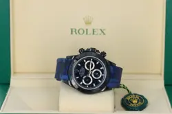 Rolex 116520 Cosmograph Daytona Racing Stealth Blue Camo Bespoke Pure Black