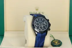 Rolex 116520 Cosmograph Daytona Racing Stealth Blue Camo Bespoke Pure Black