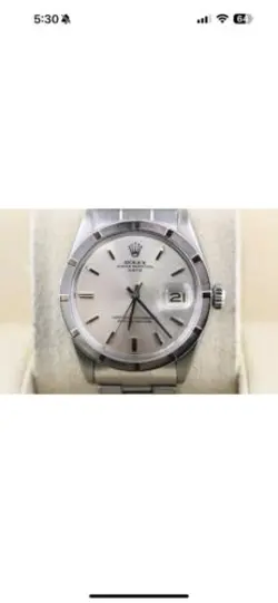 1967 ROLEX DATE 1501 SILVER DIAL SS OYSTER NO PAPERS 34MM