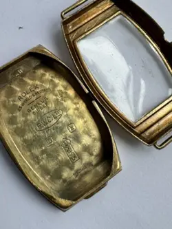 Rolex Ladies Vintage 9ct Gold Watch manual wind For Parts And Repair