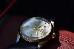 GOLD/STEEL OYSTER WATCH
