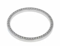 BEZEL FOR DIAMOND 34MM ROLEX 15000 15010 15037 15200 15238 15505 STAINLESS STEEL