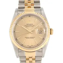 ROLEX DATEJUST 16233 SSXYG AUTOMATIC WINDING K NUMBER R45_1104