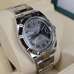 NEW 2024 ROLEX DATEJUST OYSTER PERPETUAL 126334 WIMBLEDON 18K GOLD 41MM B&P