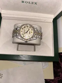 MOISSANITE ROLEX WATCH