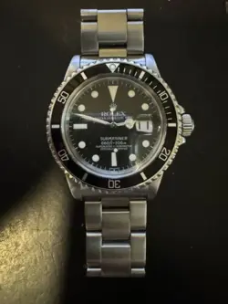 ROLEX SUBMARINER MEN'S BLACK WATCH - 1680
