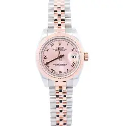 ROLEX DATEJUST 26MM PINK DIAL WATCH 179171 ROSE GOLD
