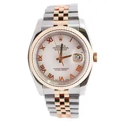 ROLEX DATEJUST 36MM MOP DIAL WATCH 116233 YG