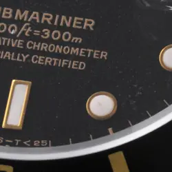 ROLEX SUBMARINER Date 16613 Black Frozen Dial L Number second hand mens
