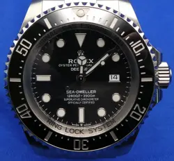 MINT 2021 ROLEX SEA-DWELLER DEEPSEA BLACK DIAL 44MM WATCH 126660