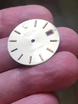 Rolex 100% original gold Dial for 34mm Date Watch Quick-Set 15000 series