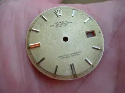 ROLEX 100% GENUINE 36 MM NON QUICK SET 1601 TROPICAL DIAL