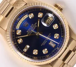 BLUE DIAMOND DIAL-18K