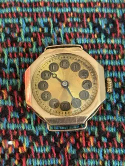 GOLD TELEPHONE DIAL