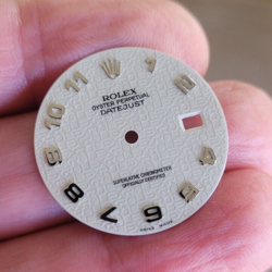 Original mens Rolex 36 mm off white,jubilee Arabic Dial, a beauty, for St.Steel