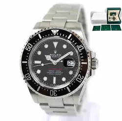 MINT 2022 ROLEX SEA-DWELLER RED LETTER 126600 43MM BLACK DIAL BOX PAPERS