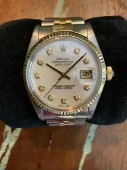 ROLEX OYSTER PERPETUAL DATEJUST 16013 36MM TWO TONE 18K