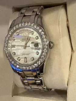 METEORITE DIAMOND DIAL/BEZEL