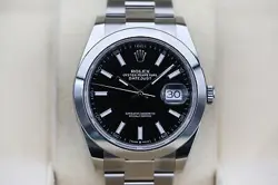 ROLEX 126300 BLACK