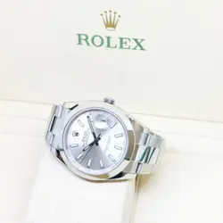 ROLEX 41MM SILVER