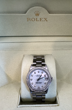 Rolex Datejust 31mm, Ladies Watch, 6824, Diamond Dial & Bezel, Oyster, Mid Size