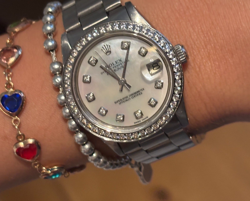 Rolex Datejust 31mm, Ladies Watch, 6824, Diamond Dial & Bezel, Oyster, Mid Size
