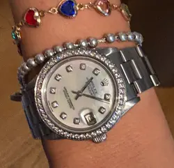 Rolex Datejust 31mm, Ladies Watch, 6824, Diamond Dial & Bezel, Oyster, Mid Size