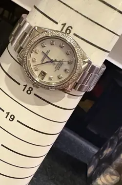 Rolex Datejust 31mm, Ladies Watch, 6824, Diamond Dial & Bezel, Oyster, Mid Size