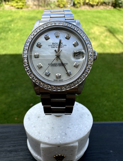 Rolex Datejust 31mm, Ladies Watch, 6824, Diamond Dial & Bezel, Oyster, Mid Size