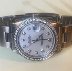 Rolex Datejust 31mm, Ladies Watch, 6824, Diamond Dial & Bezel, Oyster, Mid Size