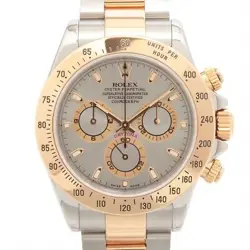 ROLEX COSMOGRAPH DAYTONA 116523 SS×YG AT GRAY-FACE