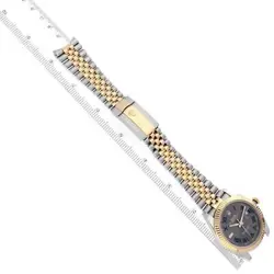 ROLEX DATEJUST 41 STEEL YELLOW GOLD WIMBLEDON DIAL MENS WATCH 126333